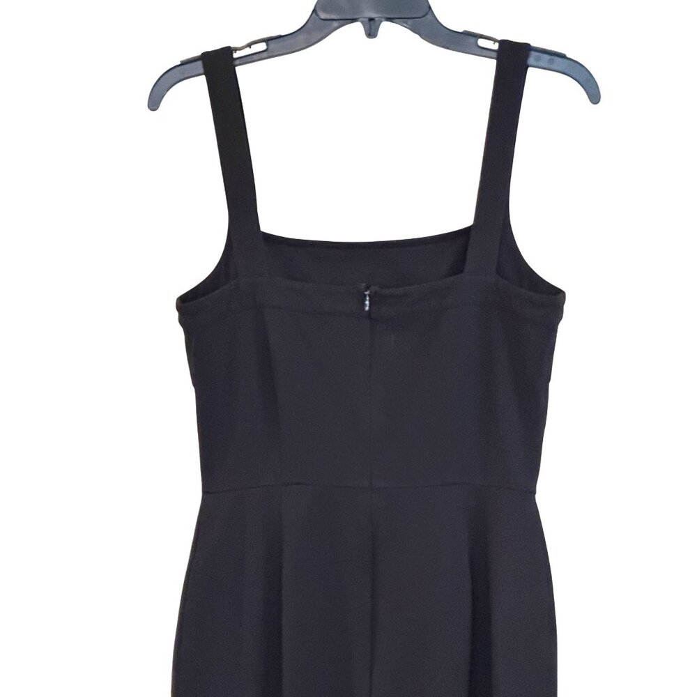 Cupcakes and Cashmere Women's Black Square Neck Wide Strap Bodycon Dress Sz Med - Picture 3 of 8